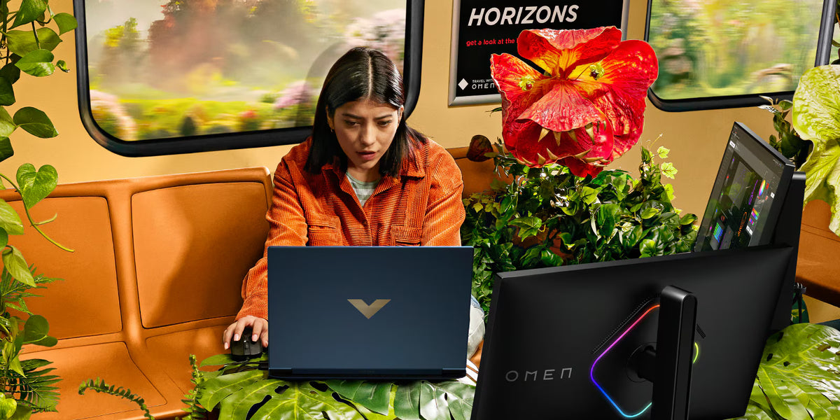 Gaming desk setup in an Indian home