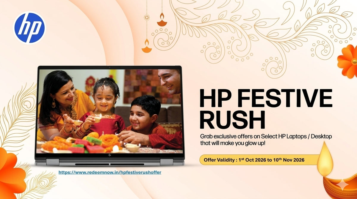 Festive home scene for the HP Pre-Festive offer