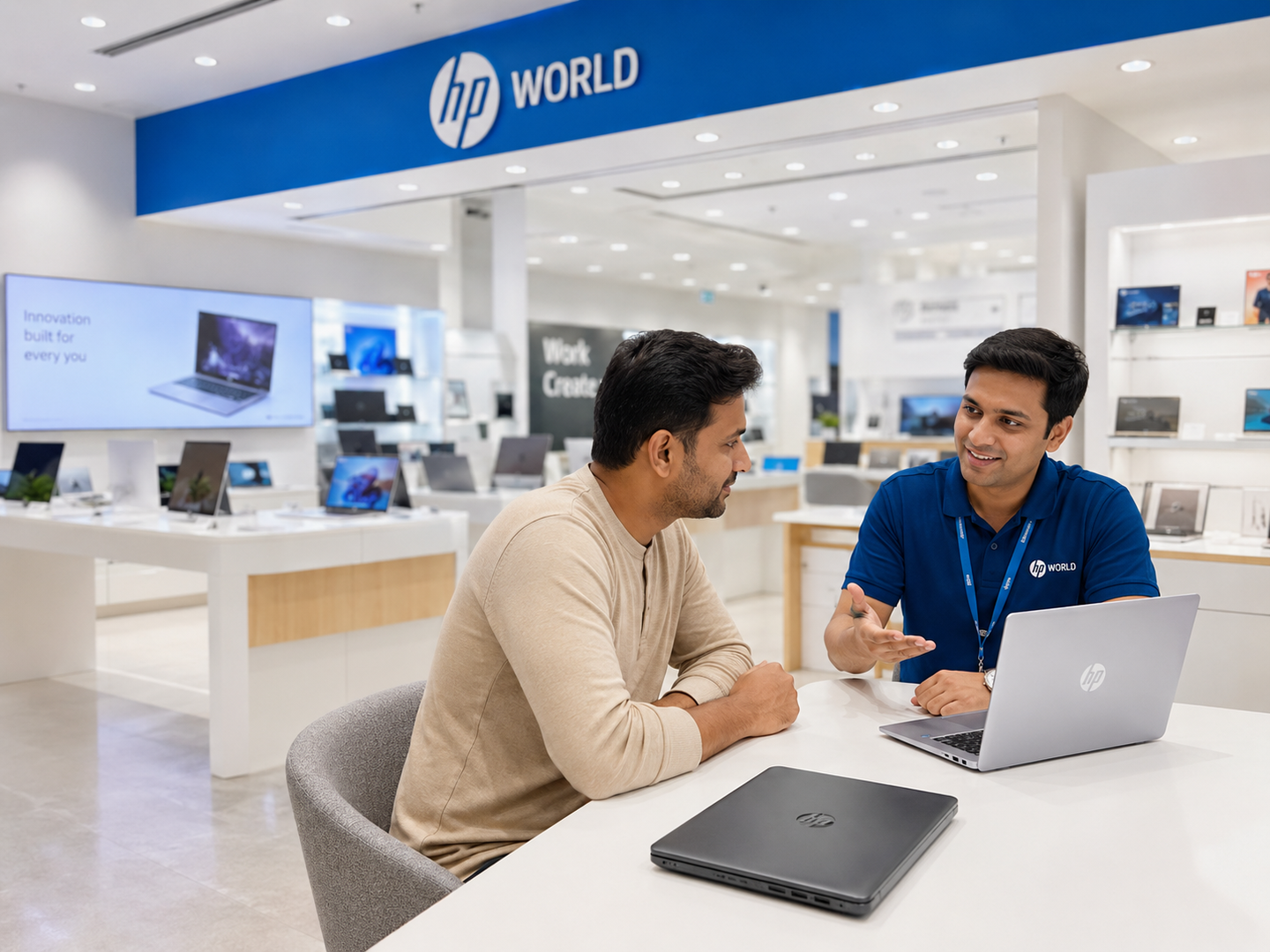 HP World exchange consultation visual supplied by Microport